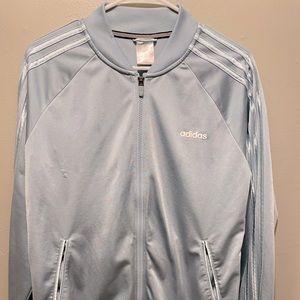 BABY BLUE adidas track jacket